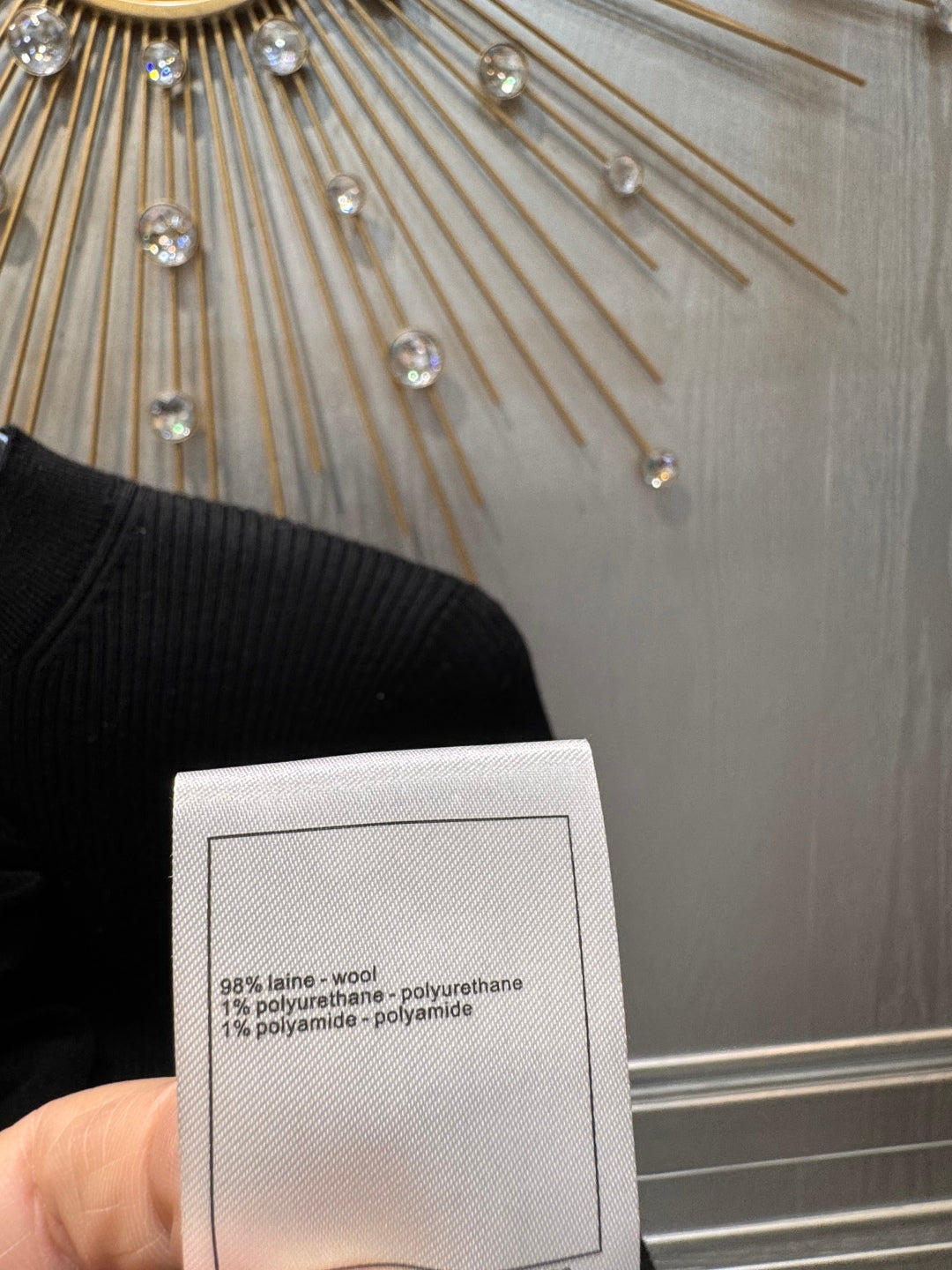 Cha 25fw Bow Knit Sweater