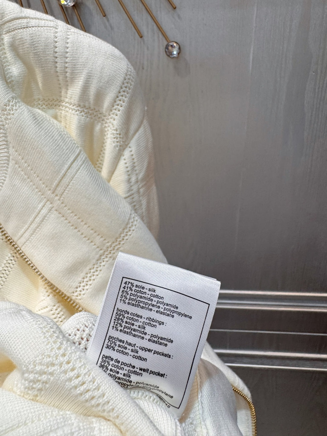 Cha 25fw white jacket