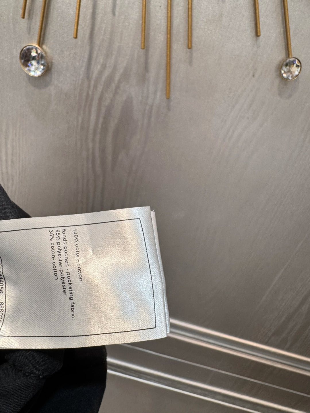 Cha 25fw Brown floral jeans