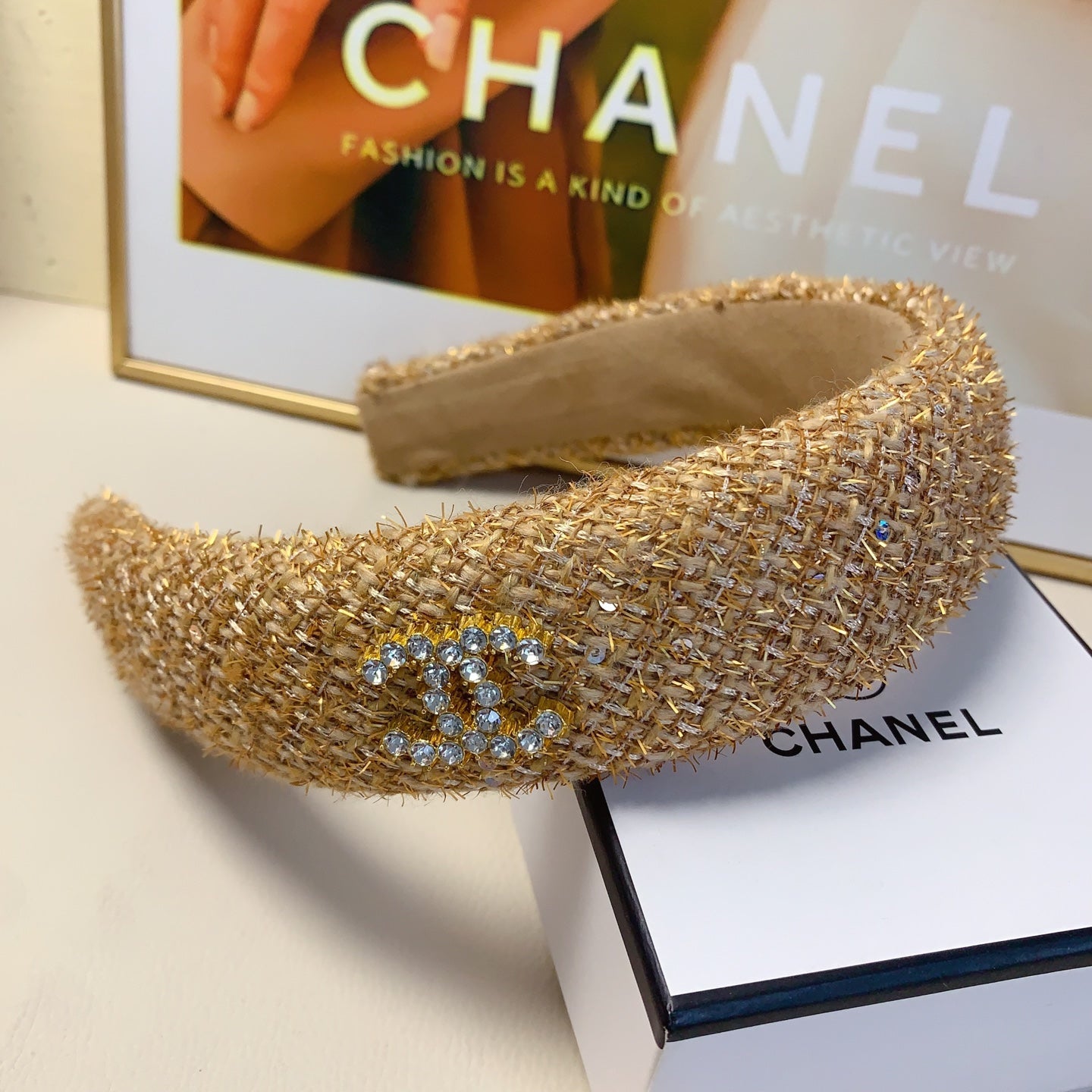 Cha** headband, new minimalist style