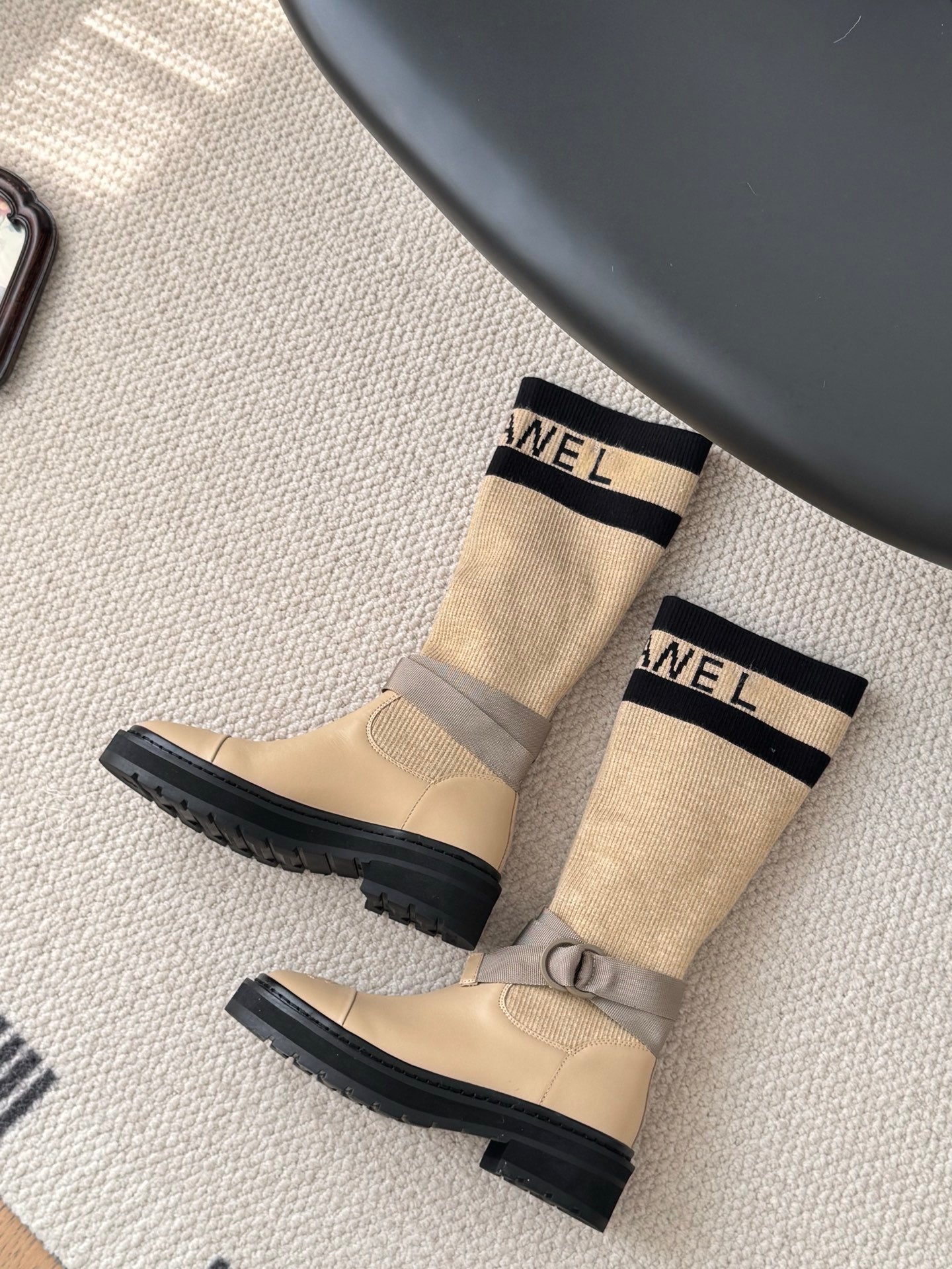 Che French-style new over-the-knee mid-calf boots