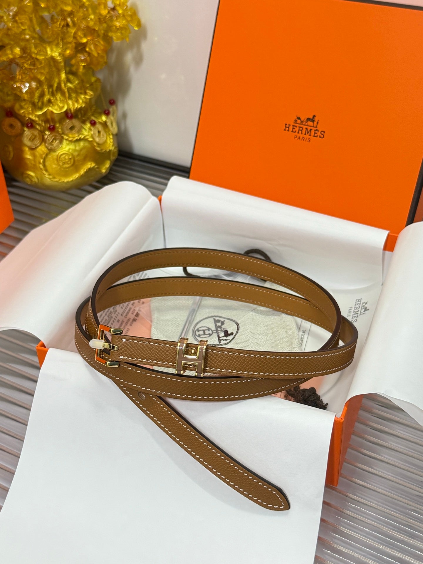 Her**women's narrow belt buckle