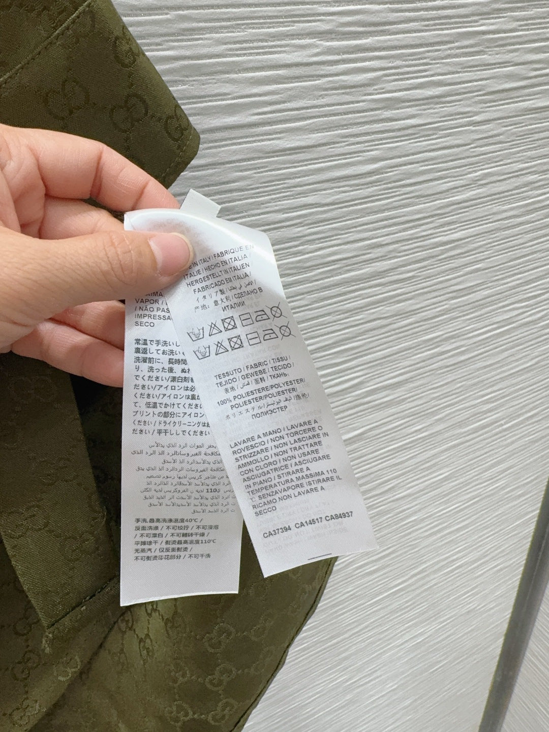 Gucc**25fw new green dress