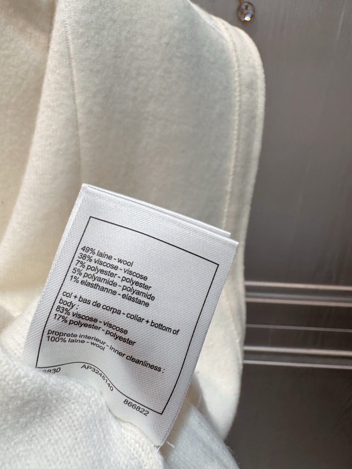 Cha**25fw Ski series hooded cardigan