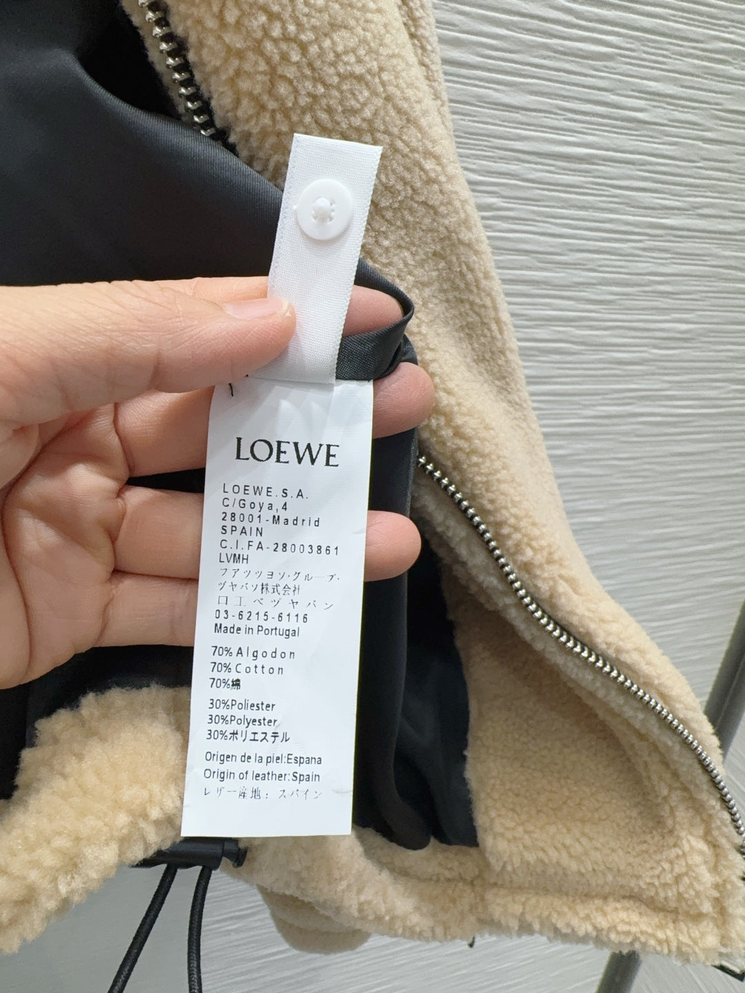 Loe*25fw new faux shearling coat