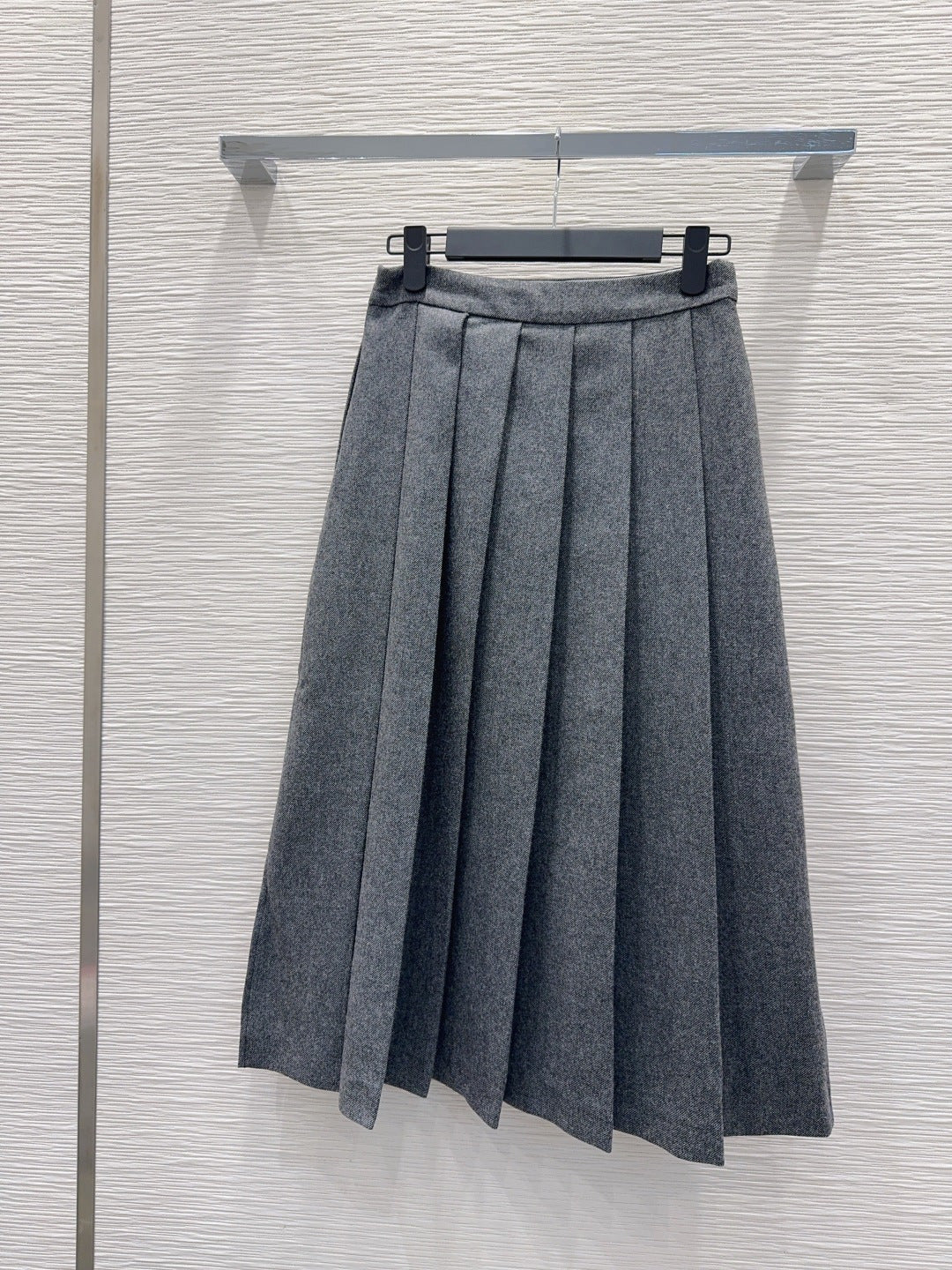 Pra**25fw new pleated long skirt