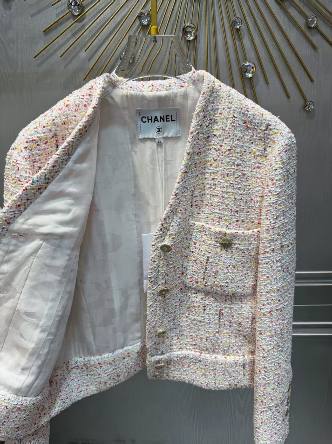 Cha**25fw new sweater coat