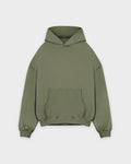 Heavy Smokey Green Basic Hoodie