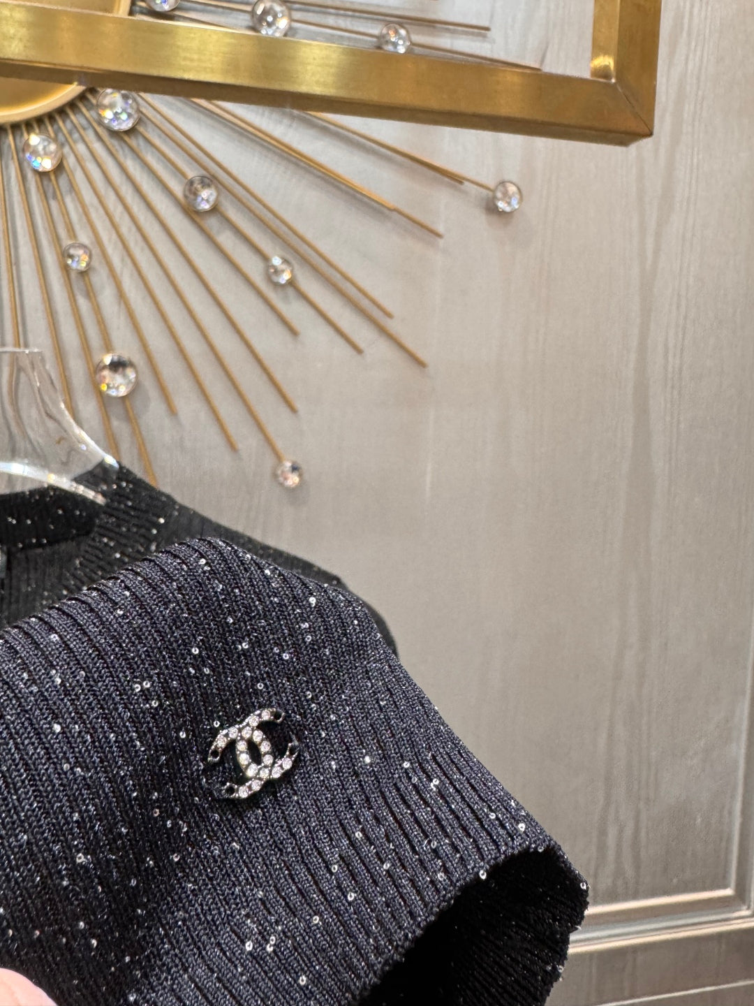 Cha 25fw New arrival: Starry Sky Bow Knitted Wool Sweater