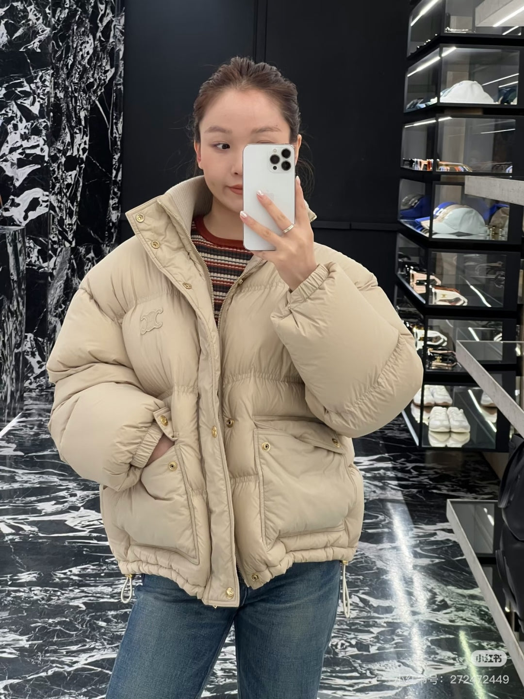 Kxm 25fw Short down jacket