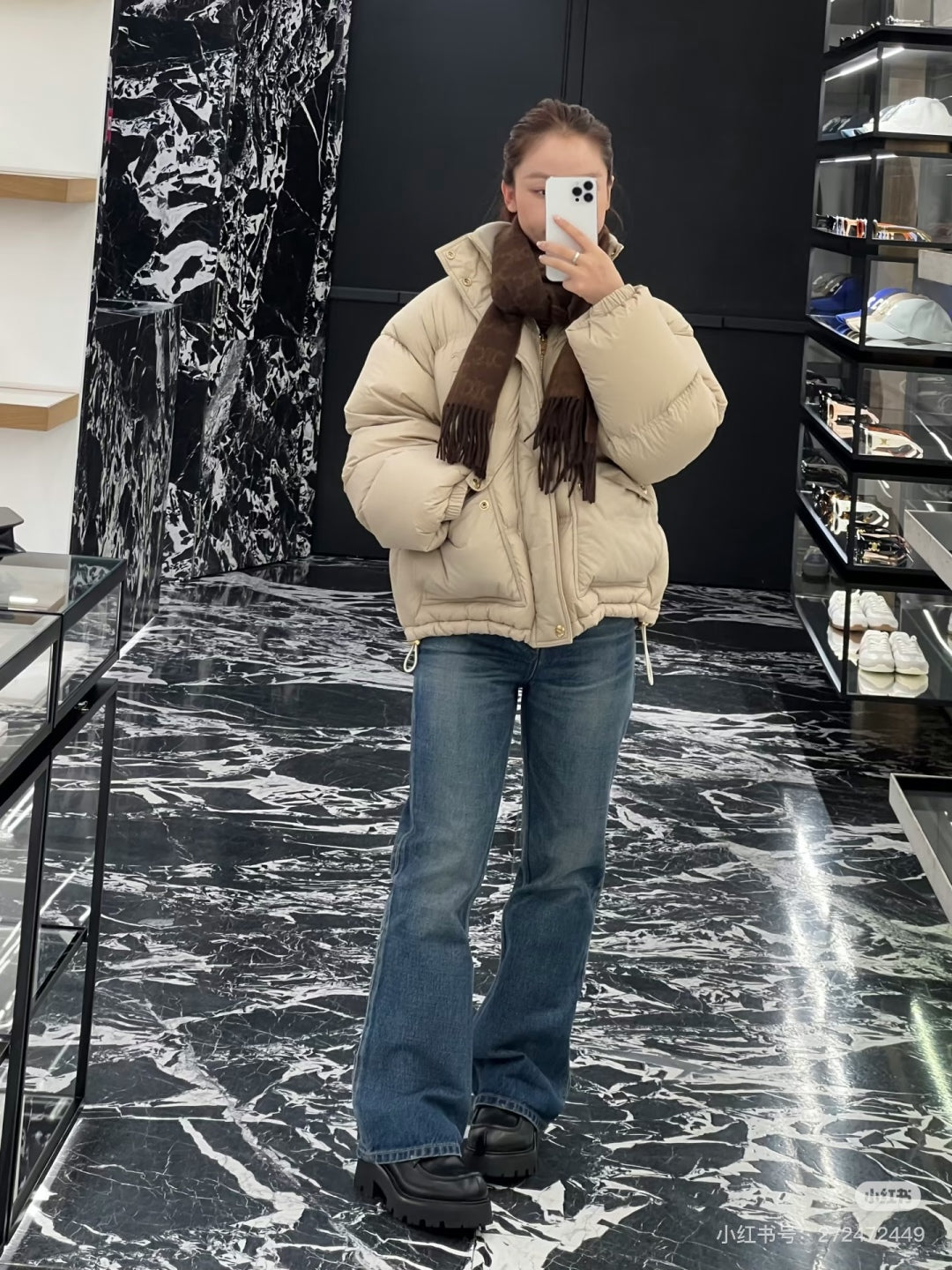 Kxm 25fw Short down jacket