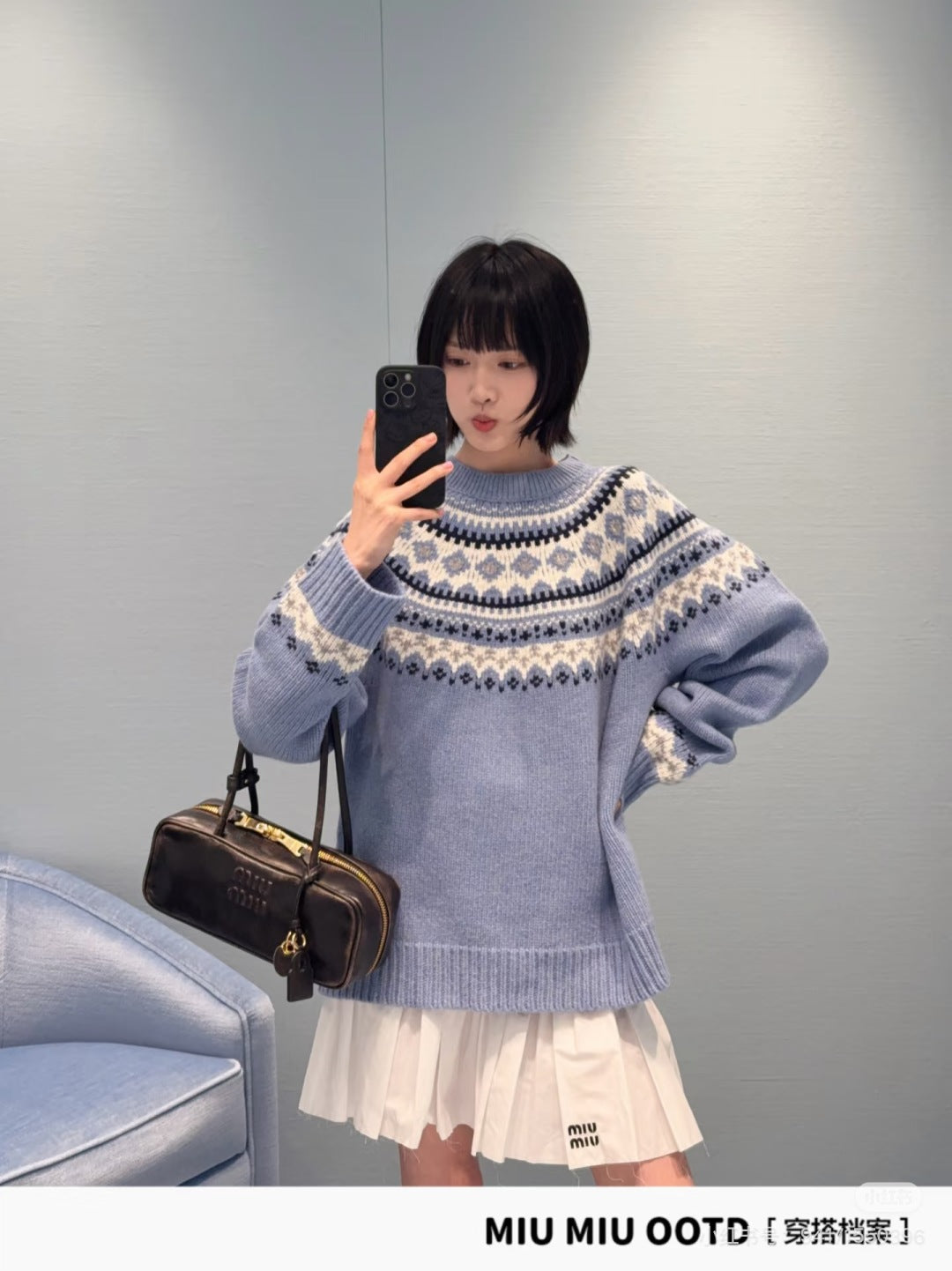 Mu 25Fw wool knitwear