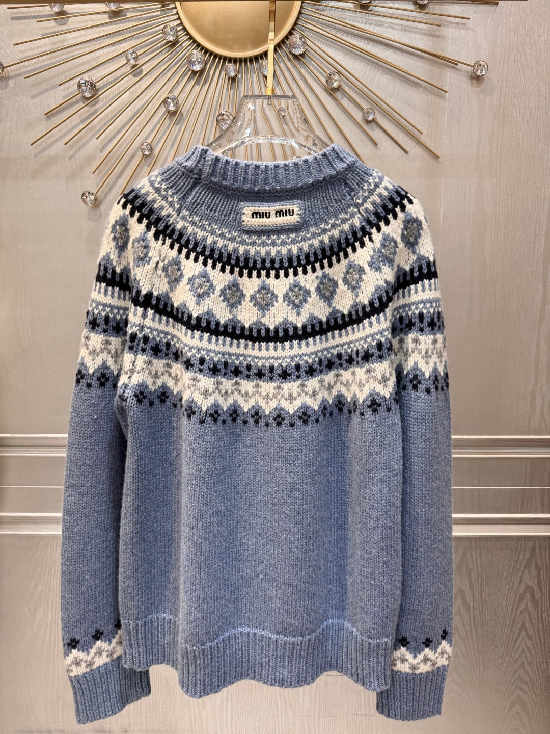 Mu 25Fw wool knitwear