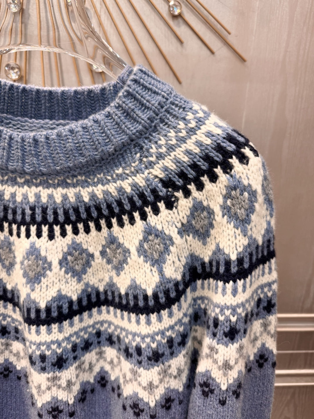 Mu 25Fw wool knitwear