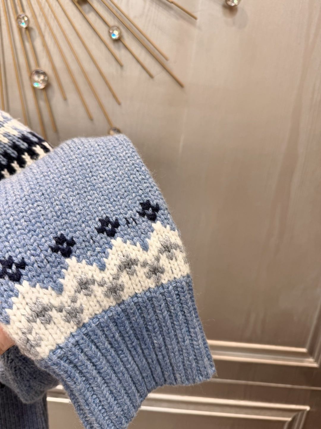 Mu 25Fw wool knitwear