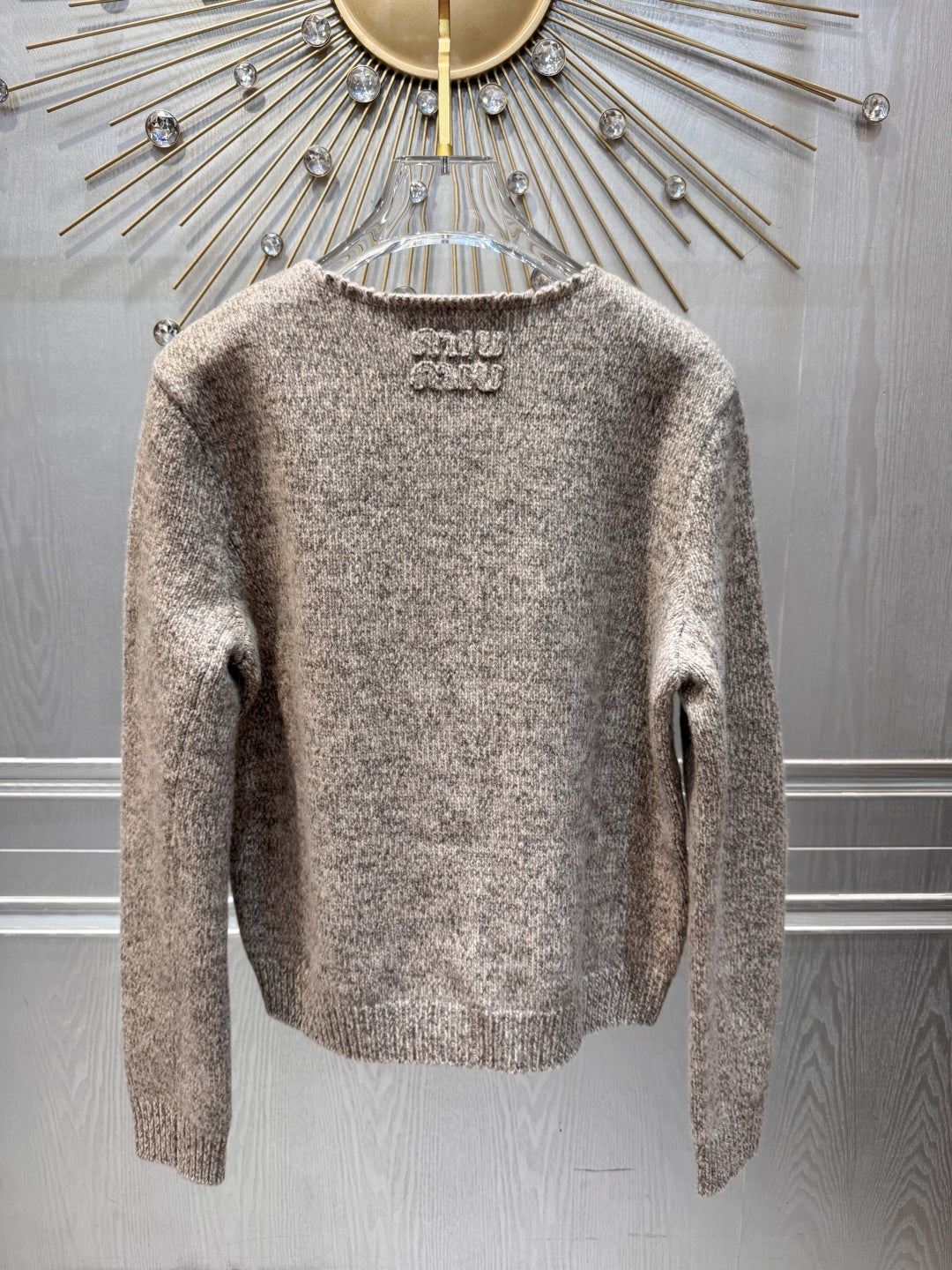 Mu 25fw Wool knitwear three-piece set