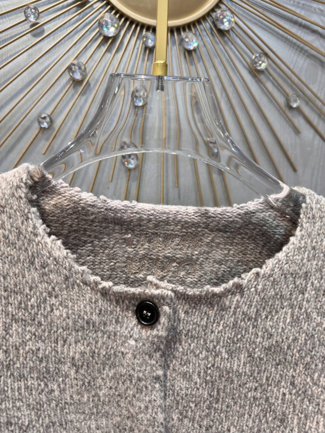 Mu 25fw Wool knitwear three-piece set