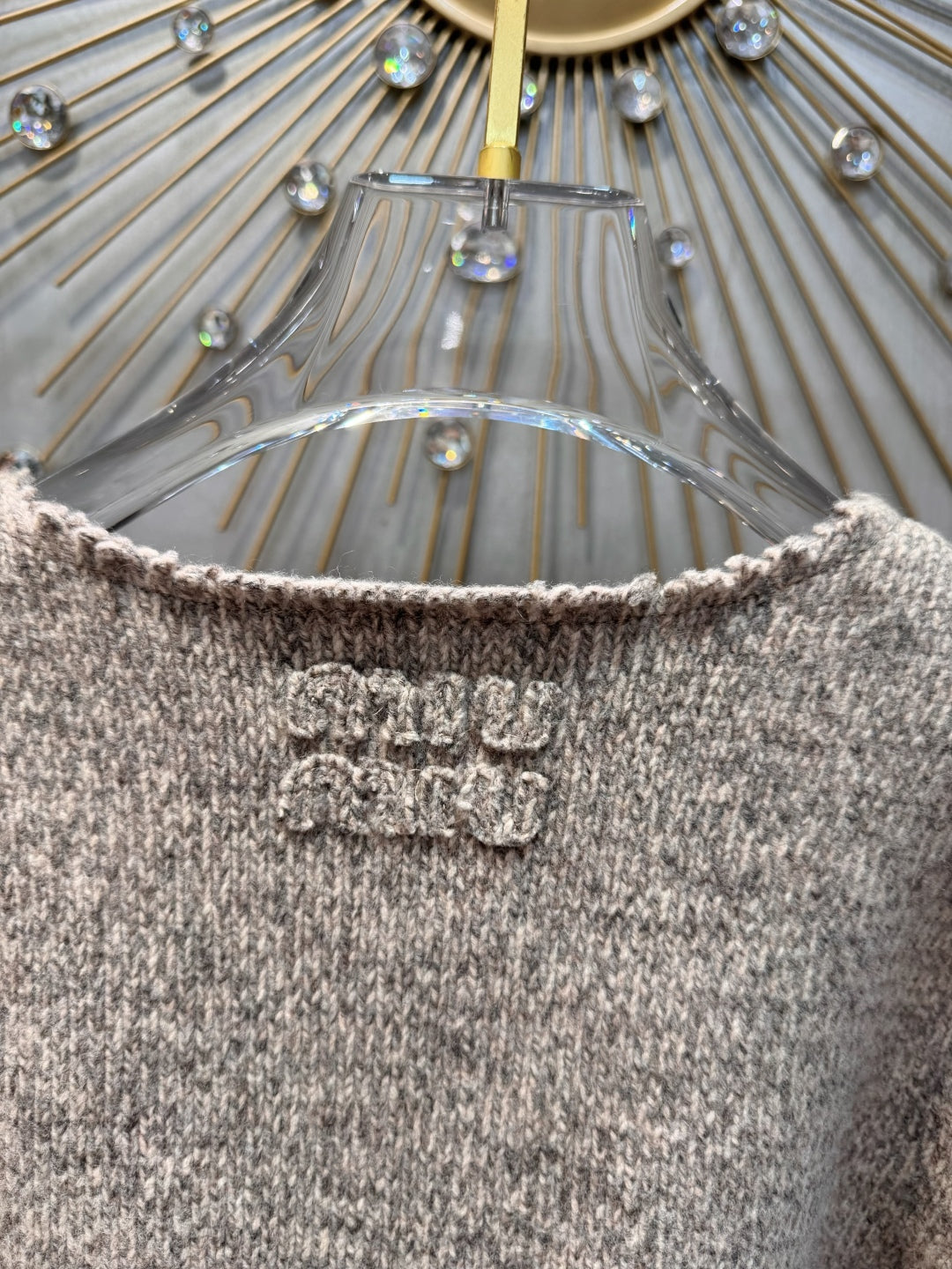 Mu 25fw Wool knitwear three-piece set