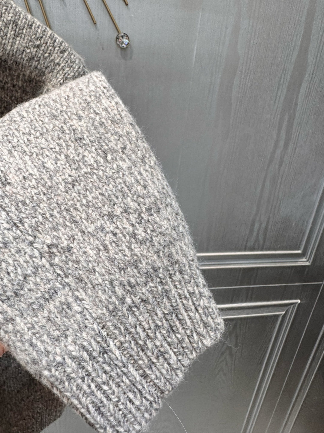 Mu 25fw Wool knitwear three-piece set