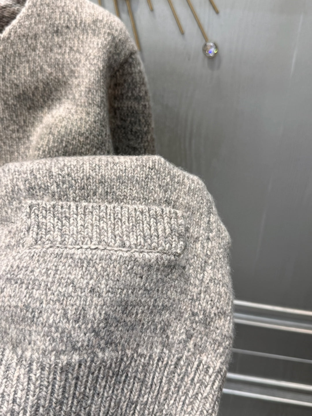 Mu 25fw Wool knitwear three-piece set