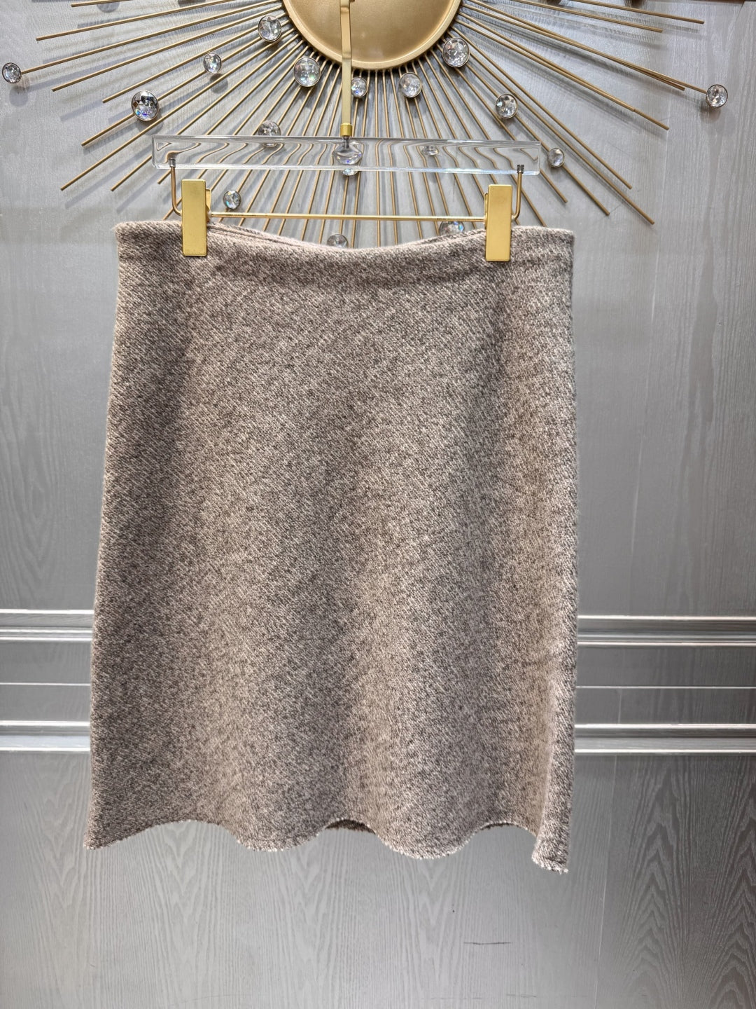 Mu 25fw Wool knitwear three-piece set