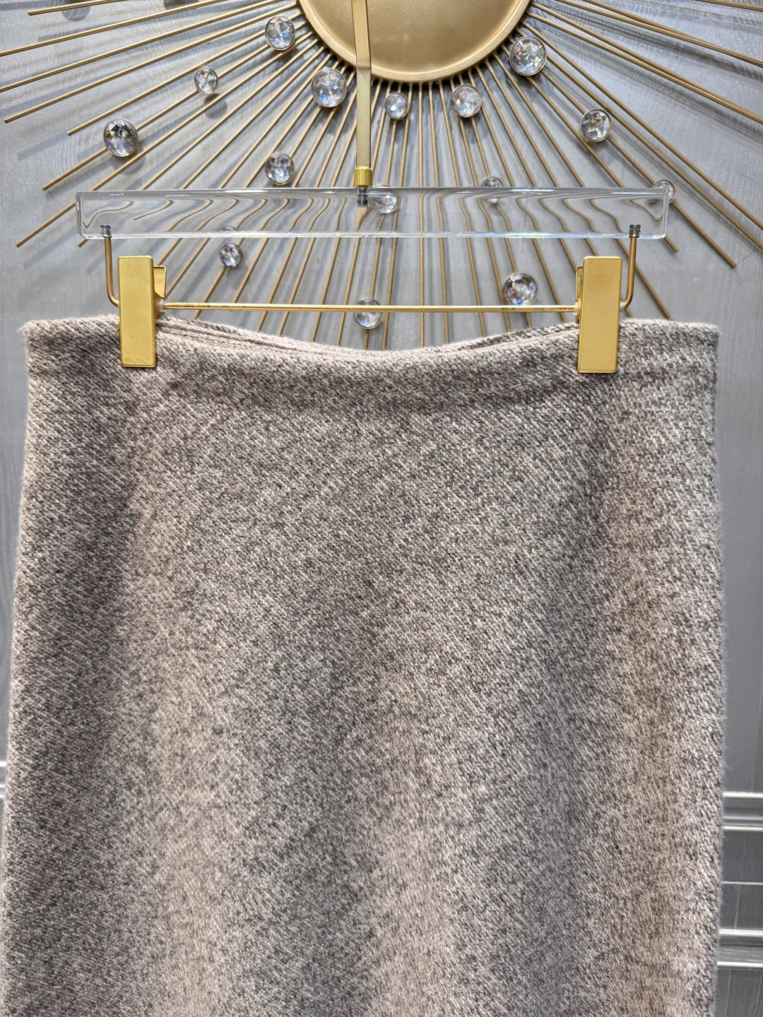 Mu 25fw Wool knitwear three-piece set