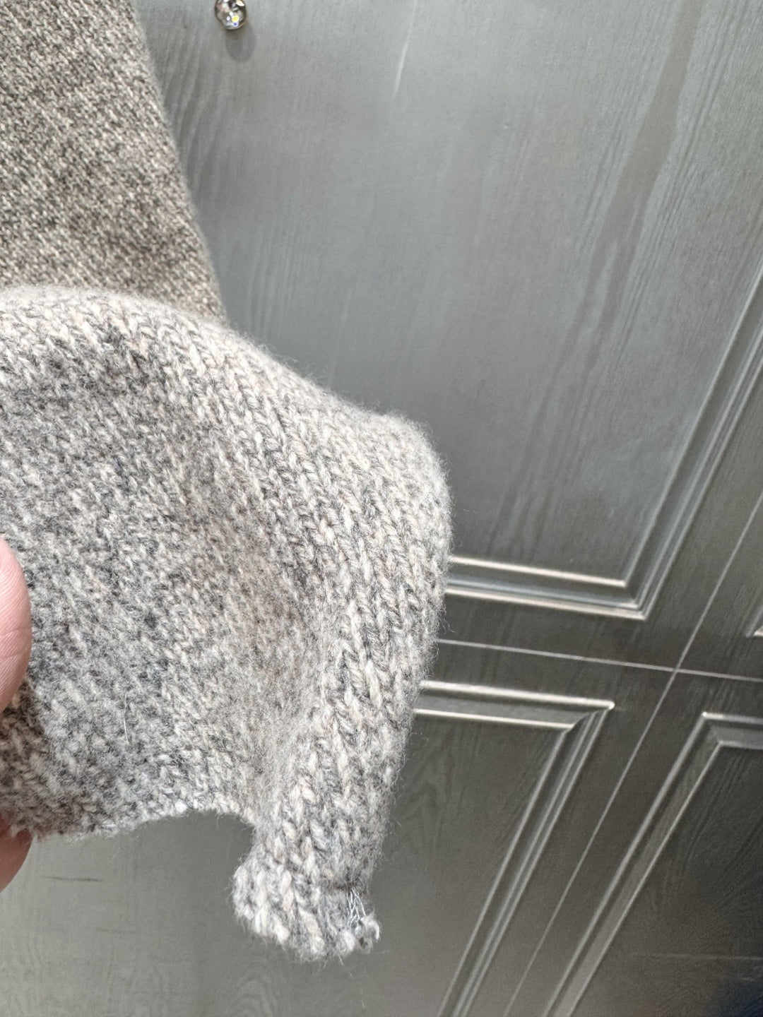 Mu 25fw Wool knitwear three-piece set