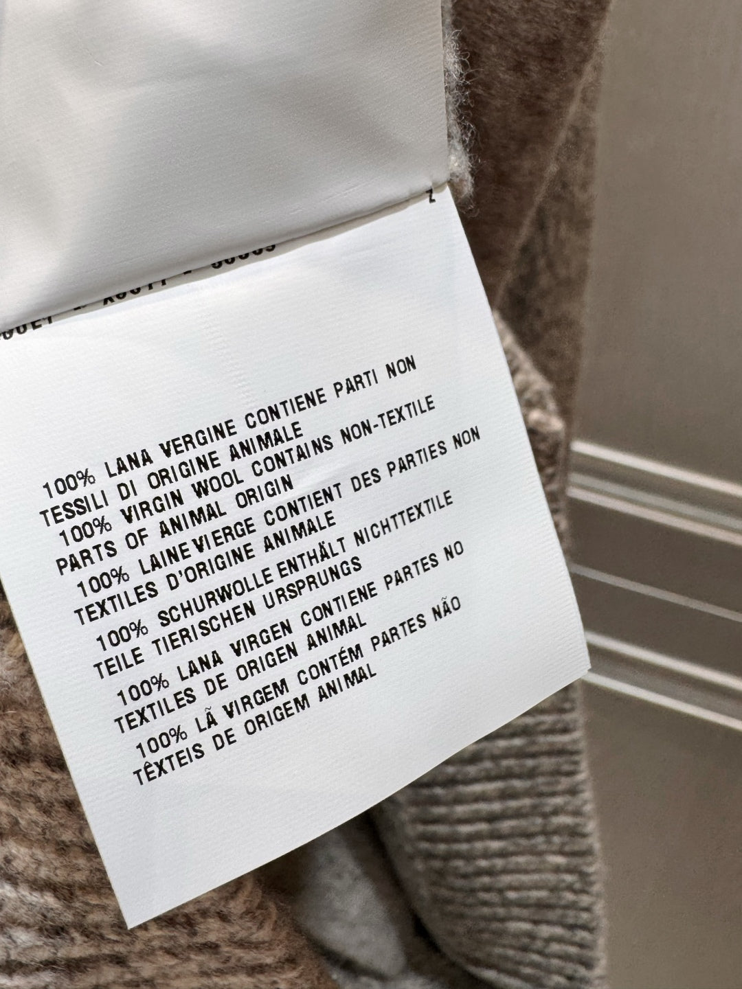 Mu 25fw Wool knitwear three-piece set