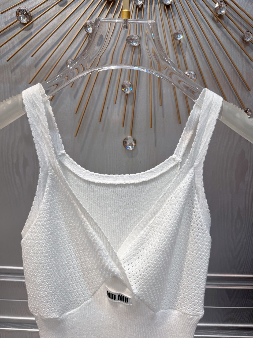 Mu 25fw Wool knitwear three-piece set