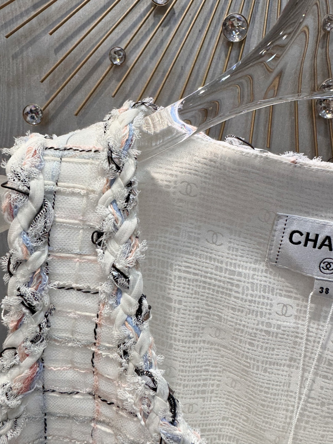 Cha 25fw white dress