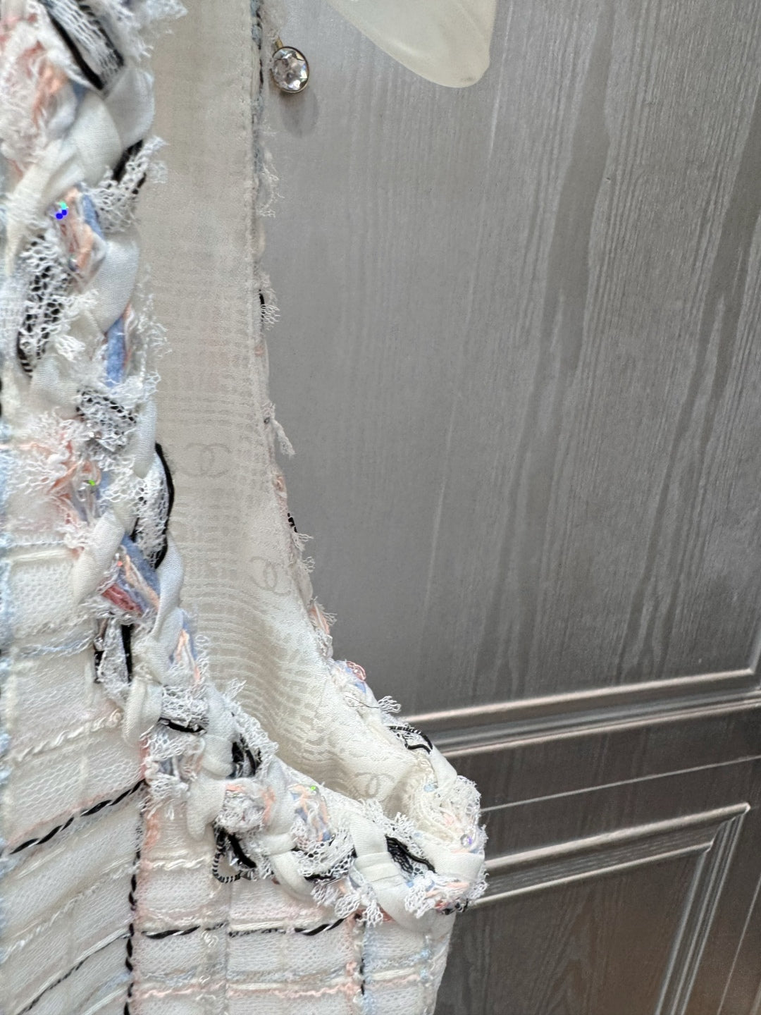 Cha 25fw white dress