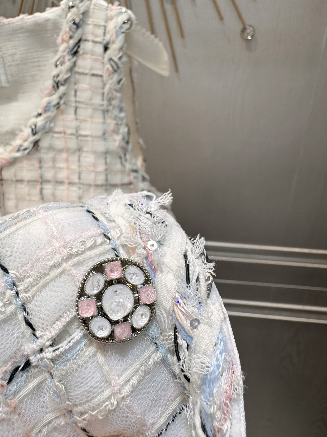 Cha 25fw white dress