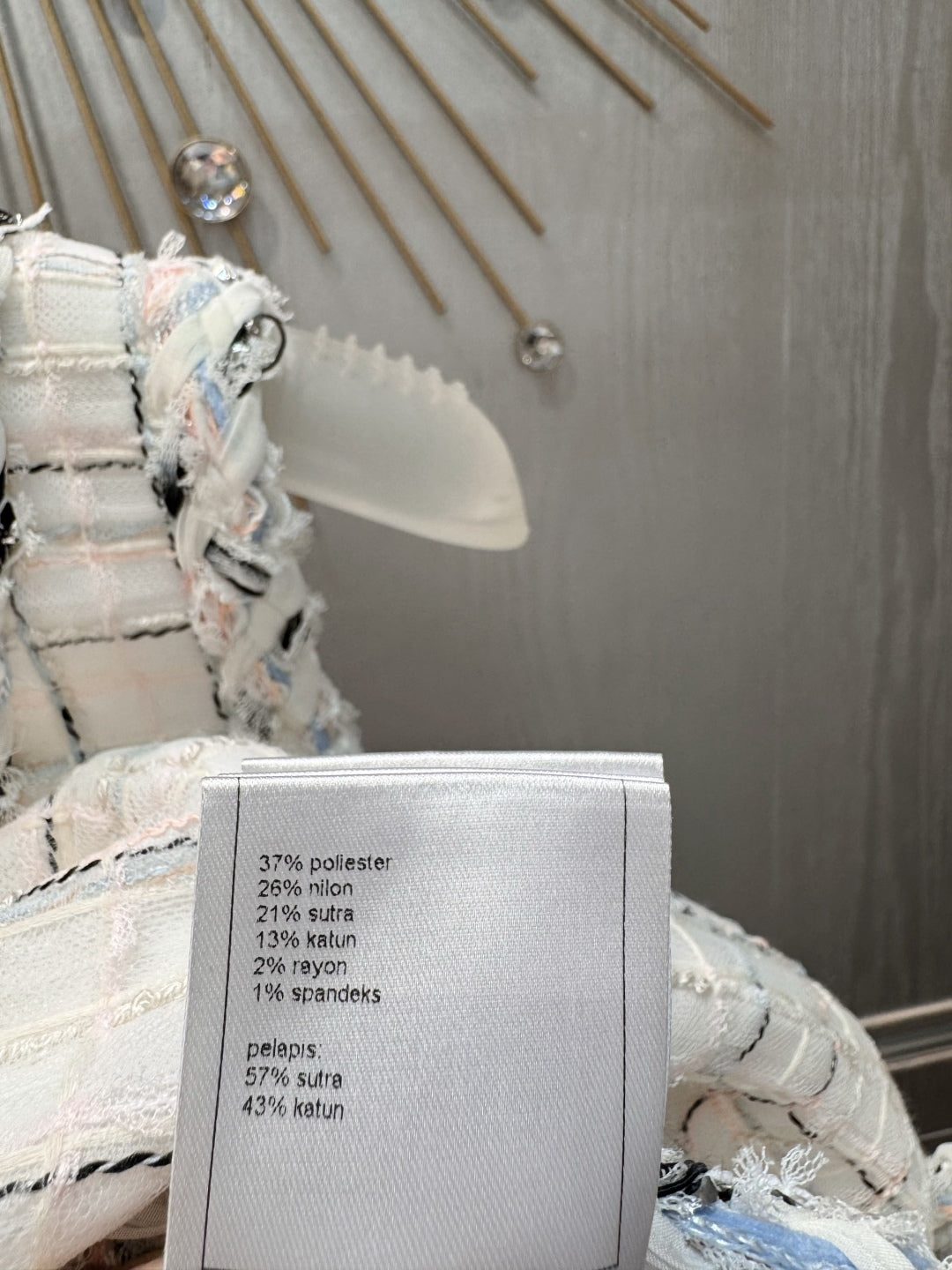 Cha 25fw white dress