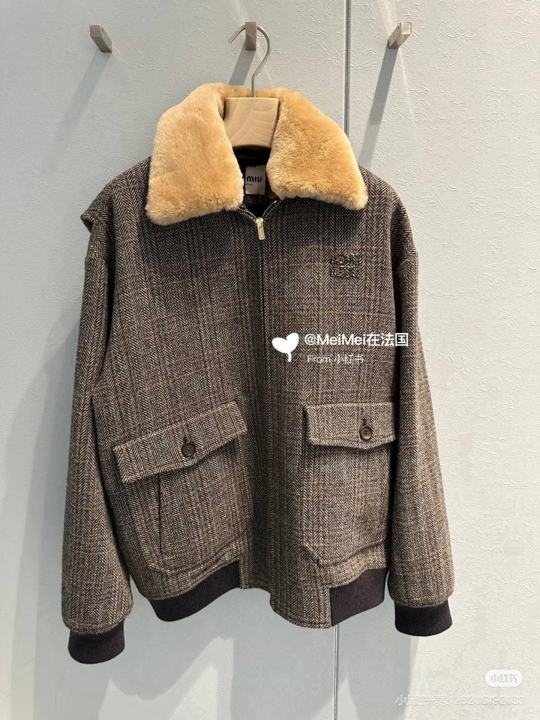 Mu 25fw wool coat
