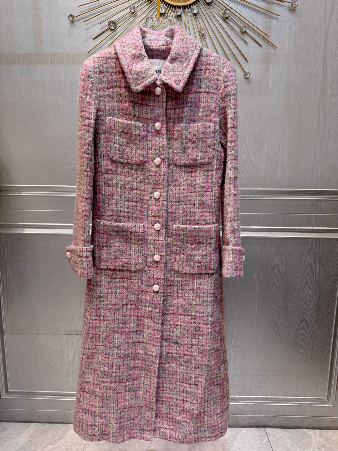 Che 25fw Pink long coat