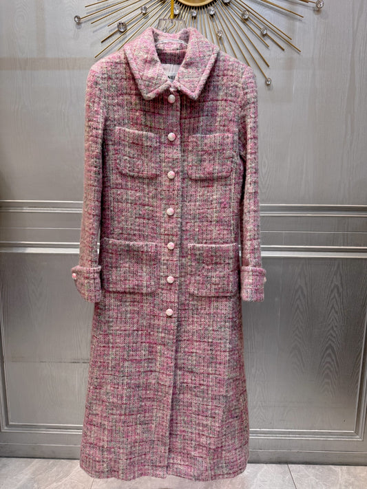 Che 25fw Pink long coat