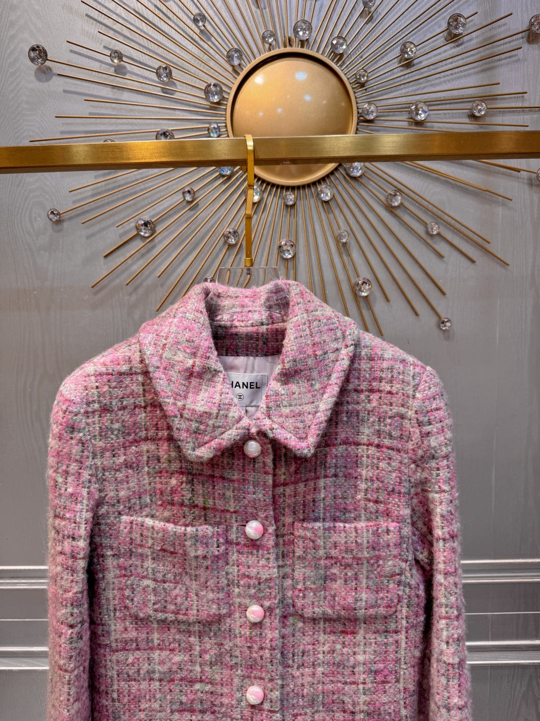 Che 25fw Pink long coat