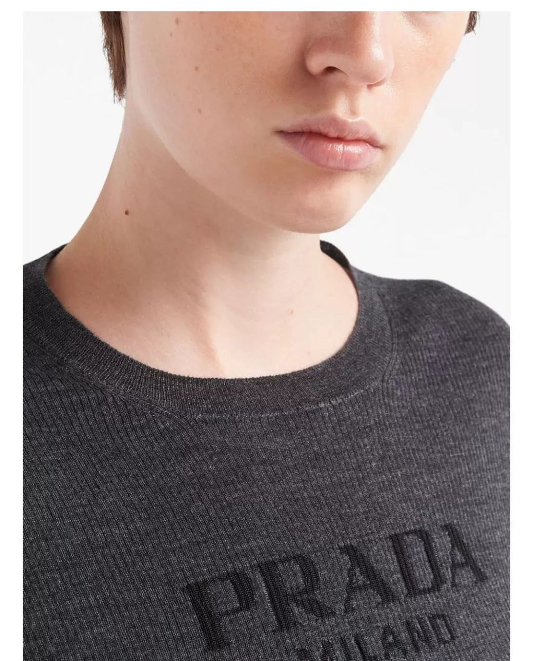 Pra 25fw Gray knit base layer