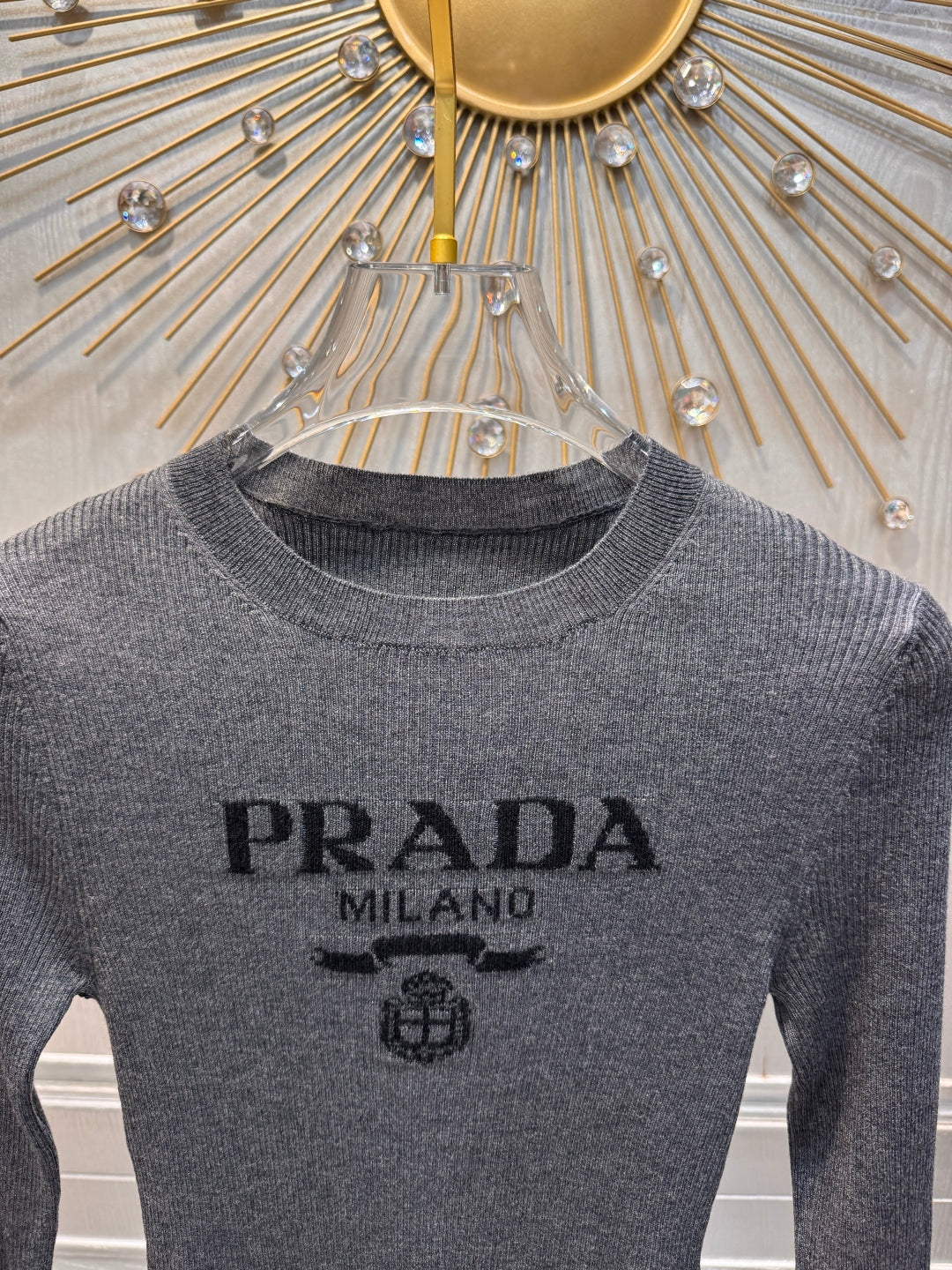 Pra 25fw Gray knit base layer