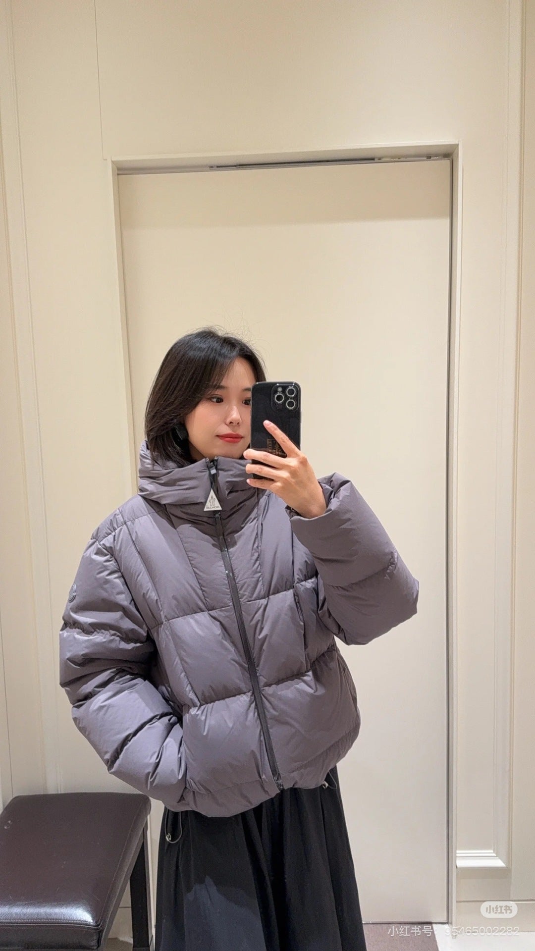 Moc 25fw rayish purple down jacket