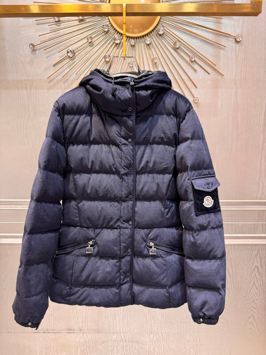 Moc 25fw Sapphire Blue Slim Fit Down Jacket