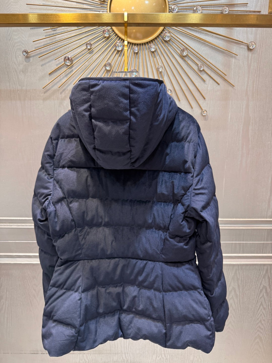 Moc 25fw Sapphire Blue Slim Fit Down Jacket