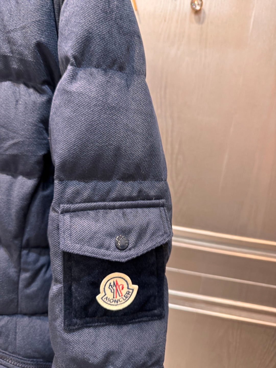 Moc 25fw Sapphire Blue Slim Fit Down Jacket