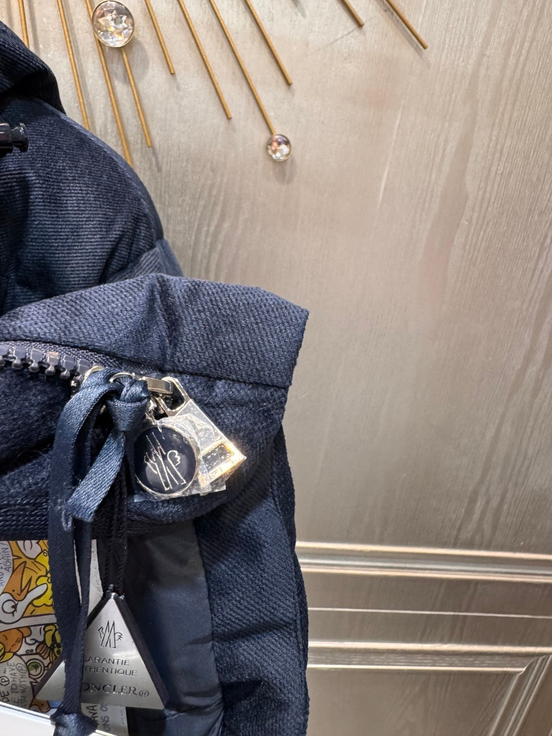 Moc 25fw Sapphire Blue Slim Fit Down Jacket