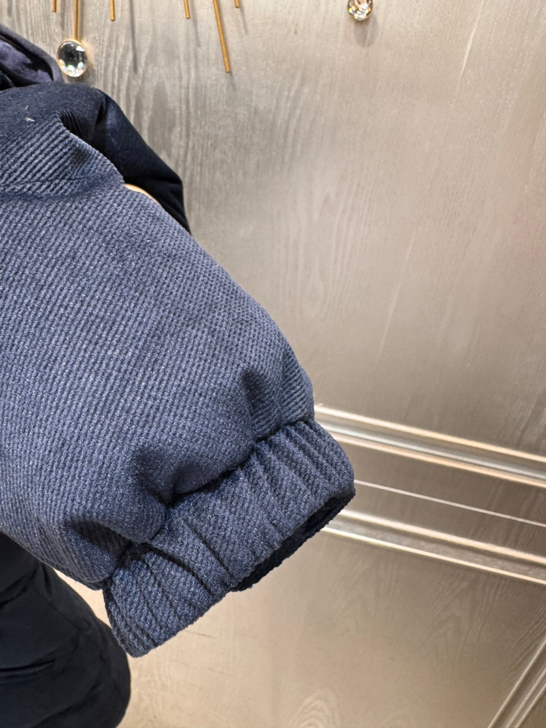 Moc 25fw Sapphire Blue Slim Fit Down Jacket