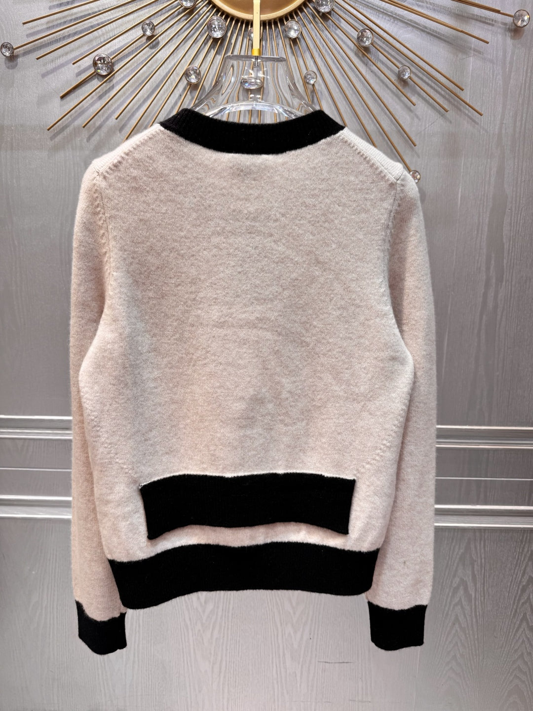 Cha 25fw White cashmere knit set