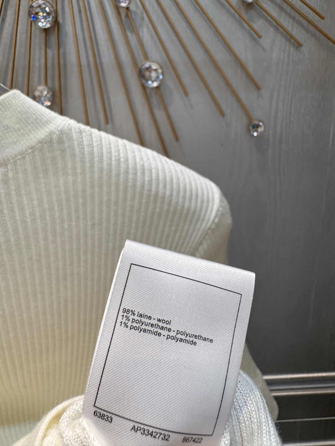 Cha 25fw Bow Knit Sweater