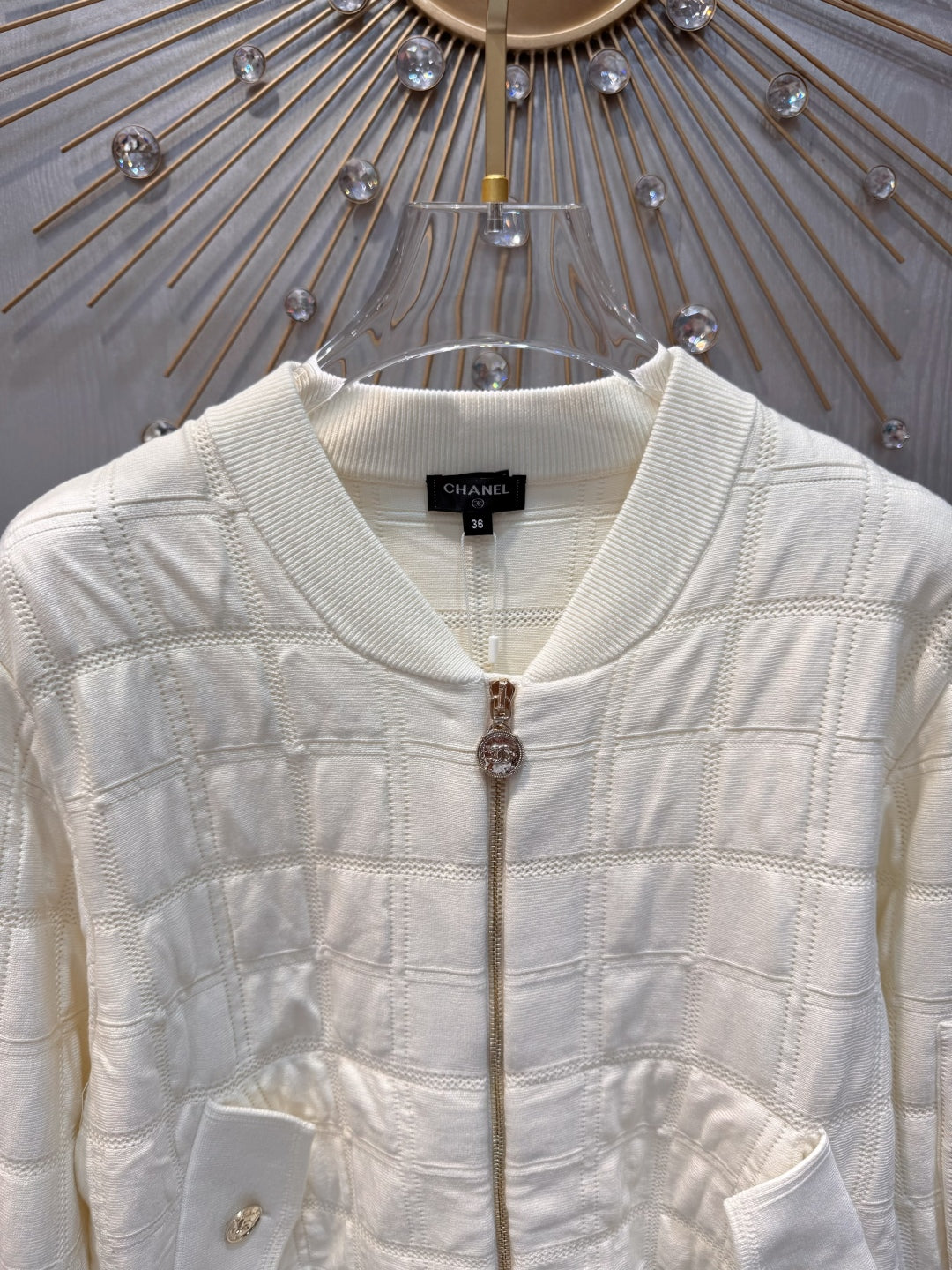 Cha 25fw white jacket