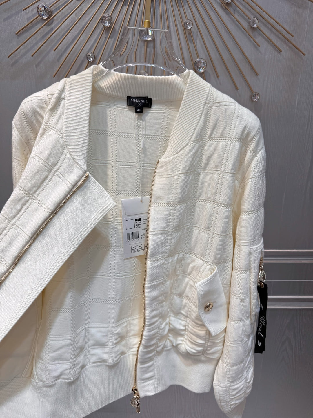 Cha 25fw white jacket
