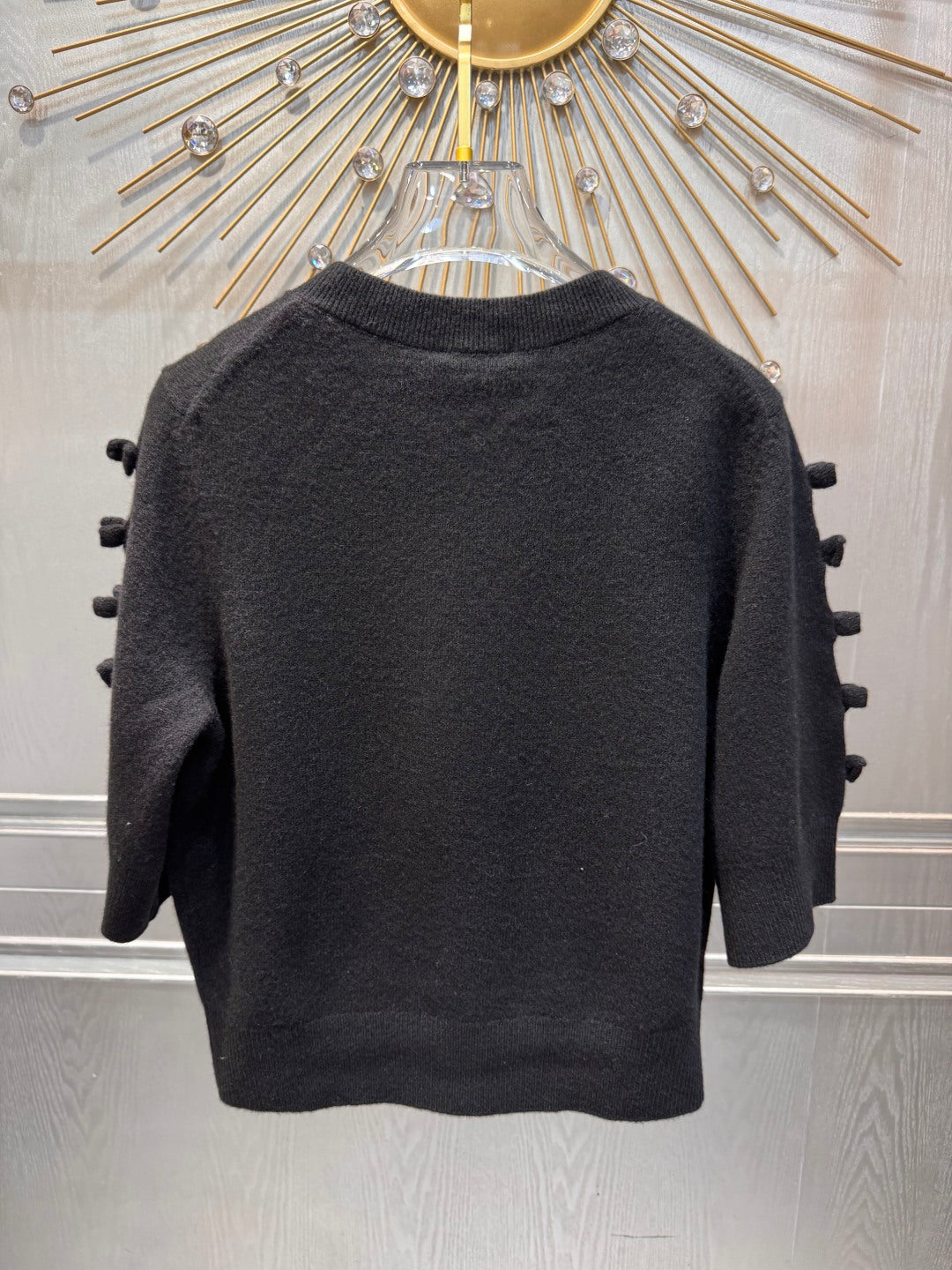 Cha 25fw Bow Knit Sweater